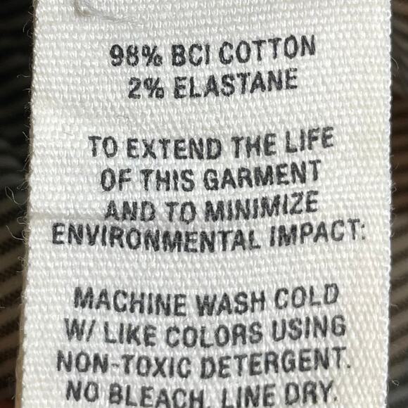 Alex Mill Army Green Straight Leg High Rise Trouser Size 0 - Picture 4 of 4